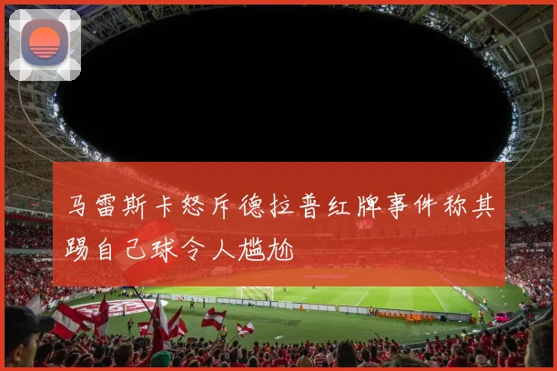 马雷斯卡怒斥德拉普红牌事件称其踢自己球令人尴尬